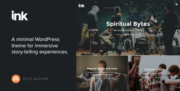 Ink - A WordPress Blogging Theme to Tell Stories