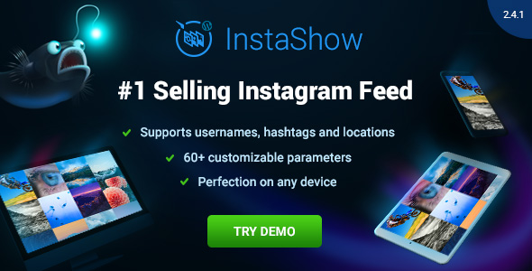 InstaShow â€“ Instagram Feed for WordPress v2.4.1