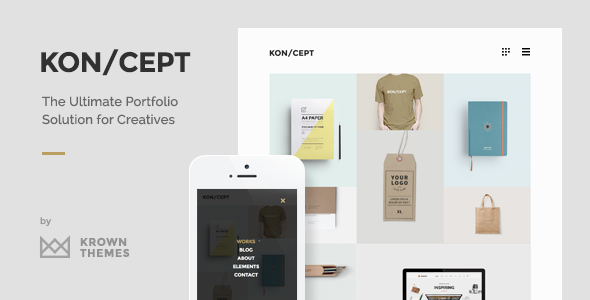 KON/CEPT v1.7.8 - A Portfolio Theme for Creative People