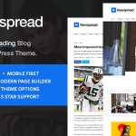 Newspread v1.0.0 - Magazine, Blog, Newspaper and Review WordPress Theme