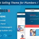 Plumber - Construction and Repairing WordPress Theme Nulled
