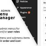 WP Admin Menu Manager v3.0.12