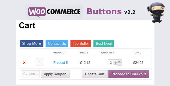 WooCommerce Buttons Shop More Contact Us v2.5