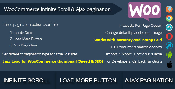 WooCommerce Infinite Scroll and Ajax Pagination v1.1