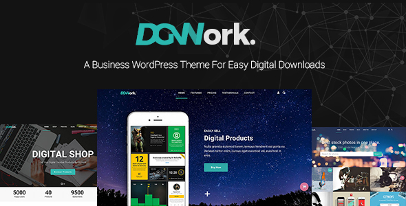 DGWork v1.1.8 - Template Bisnis Untuk Download Digital Mudah 