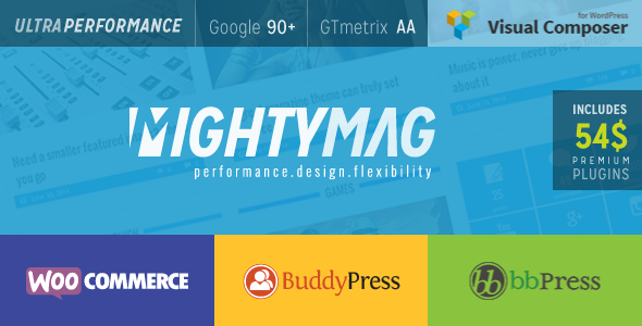 MightyMag v2.1 - Magazine, Shop, Community WP Theme
