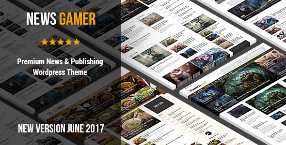 News Gamer v2.2 - Premium WordPress News / Publishing Theme