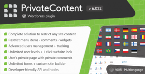 PrivateContent v6.0 - Multilevel Content Plugin