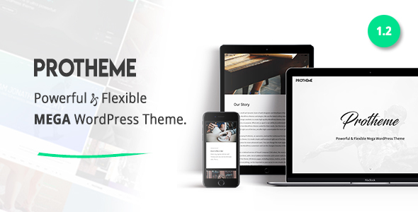 Protheme v1.2 - Template Mega WordPress yang Kuat dan Fleksibel 