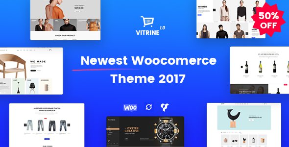 Vitrine v1.0.1 - Template WordPress WooCommerce 