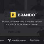 Brando v1.3.1 - Responsive and Multipurpose OnePage WordPress Theme