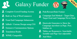 Galaxy Funder - WooCommerce Crowdfunding System Nulled
