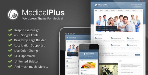 Medical Plus v1.08 - Template Medis dan Kesehatan Responsif 