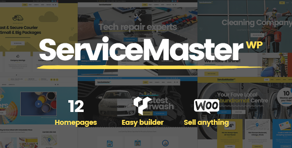 Service Master v1.1 - Template Multi-konsep untuk Bisnis Jasa 