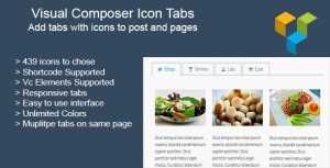 Visual Composer Icon Tabs v1.3