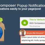 Visual Composer Popup Notifications v2.0