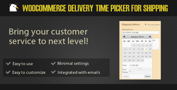 WooCommerce Delivery Time Picker for Shipping v3.0