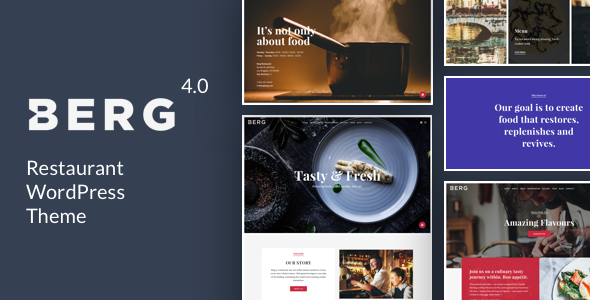 BERG v4.1.0 - Template WordPress Restoran 