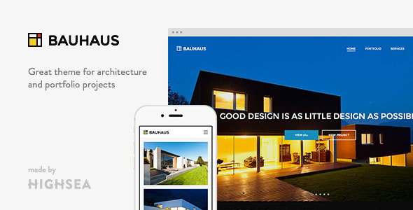 Bauhaus v1.0.0 - Architecture & Portfolio WordPress Theme