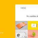 Calcium v1.4 - Minimalist Portfolio & Blogging Theme
