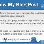 Follow My Blog Post v1.8.1 - WordPress Plugin
