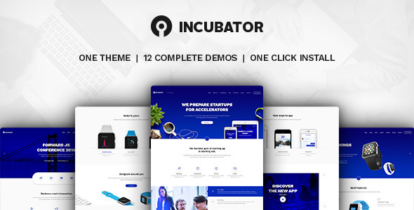 Incubator v1.9.2 - WordPress Startup Business Theme