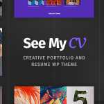See My CV v1.0.3 - Resume & vCard WordPress Theme