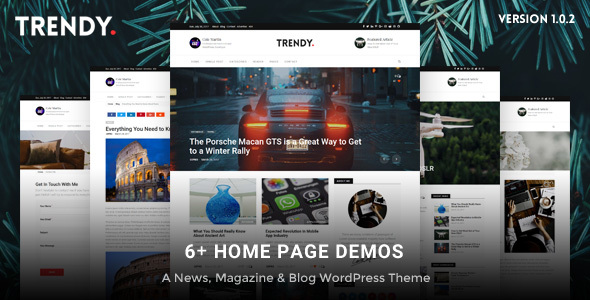 Trendy Pro v1.0.0 - Responsive News Magazine Blog Theme