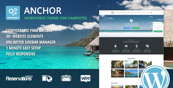 Anchor v1.94 - Hotel Theme with Reservation System