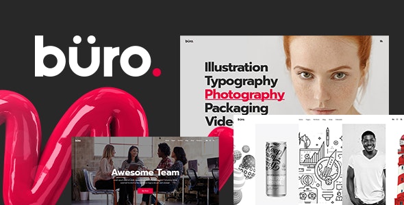 Büro – Creative Agency and Freelancer Theme Nulled