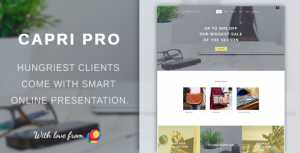 Capri Pro v1.1.21 - Minimalist eCommerce Store Theme