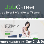 JobCareer v2.1 - Job Board Responsive WordPress Theme