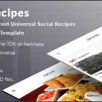 Recipes - Android Universal Social Recipes App Template