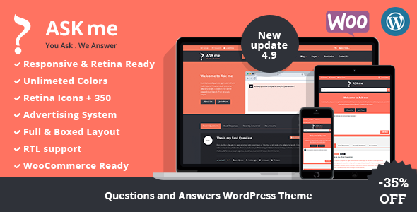 Ask Me v4.9 - Responsive Questions & Answers WordPress