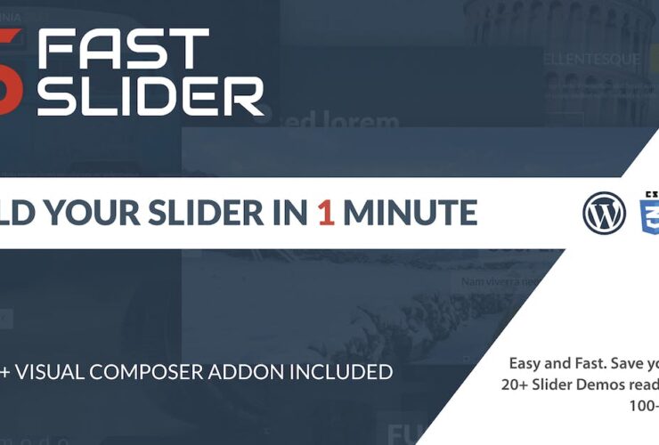 Fast Slider - Easy and Fast - Slider Plugin for Wordpress Nulled