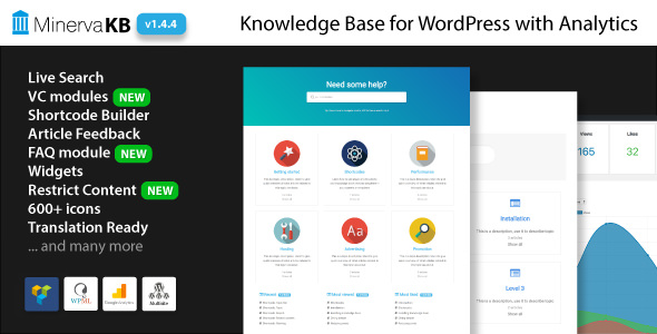 MinervaKB v1.4.4 - Knowledge Base for WordPress with Analytics
