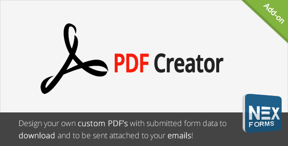 Pembuat PDF untuk NEX-Forms v4.0 