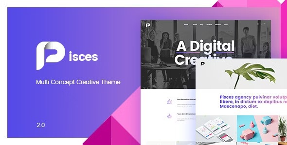 Pisces - Multi Concept Creative Theme Nulled