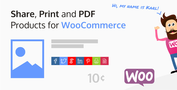 Share, Print and PDF Products for WooCommerce Nulled