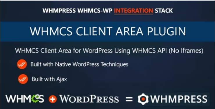 WHMCS Client Area for WordPress by WHMpress Nulled