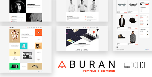 BURAN v2.0.0 - Portofolio Kreatif dan Template WordPress Bisnis 