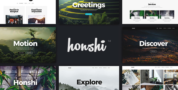 Honshi v2.1.4 - Creative Multi Purpose WordPress Theme