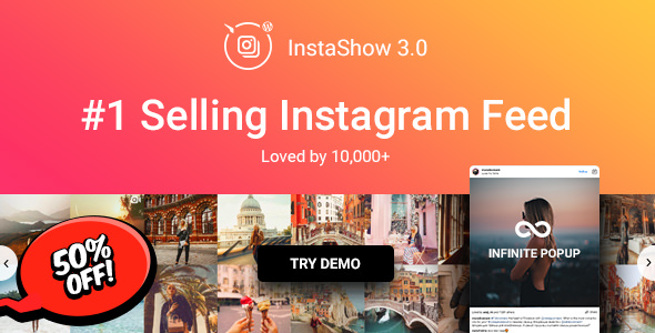 InstaShow â€“ Instagram Feed for WordPress v3.0