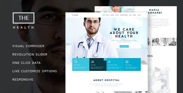 The Hospital - One and Multi Page Health Theme Nulled