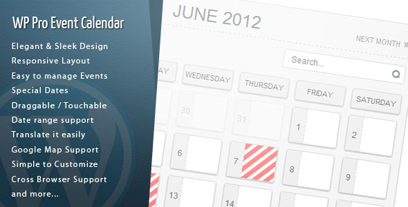 WordPress Pro Event Calendar Nulled