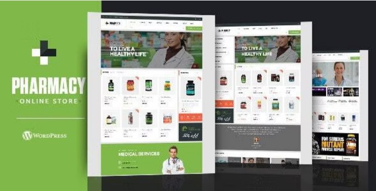 Pharmacy WooCommerce WordPress Responsive Theme Nulled