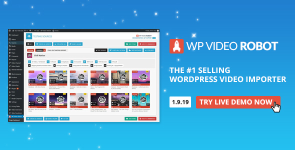 WordPress Video Robot - The Ultimate Video Importer Nulled