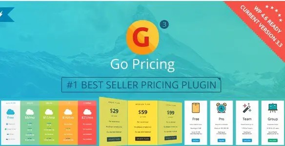 Go Pricing Nulled WordPress Responsive Pricing Tables Free Download