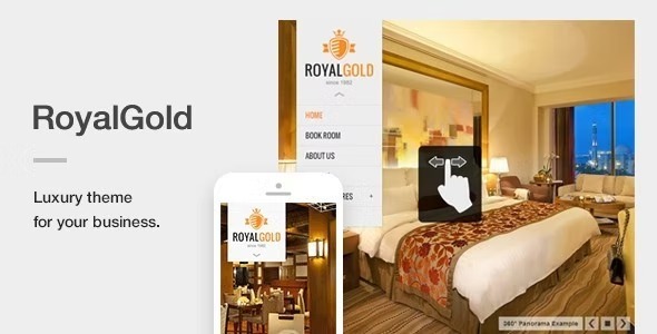 RoyalGold - A Luxury & Responsive Hotel or Resort Theme For WordPress Nulled