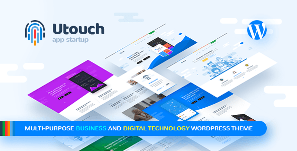 Utouch - Multi-Purpose Business and Digital Technology WordPress Theme Nulled